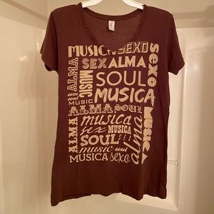 Women’s Ricky Martin concert tee shirt